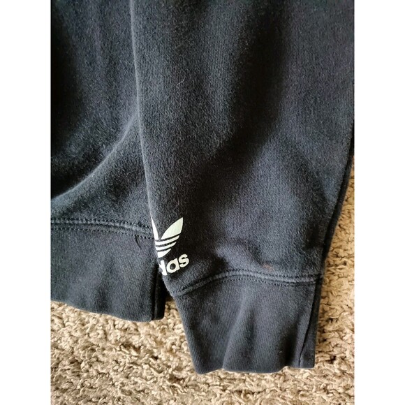 Adidas B For Breakfast Hoodie Men's Small Black Pockets Long Sleeve - Picture 4 of 8